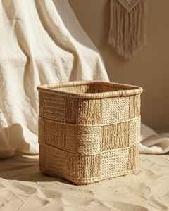 Large Capacity Modern Eco <b>Rattan</b> <b>Storage</b> Basket Stylish Home & Laundry Organizer for Convenient Living Spaces - Product Image 2