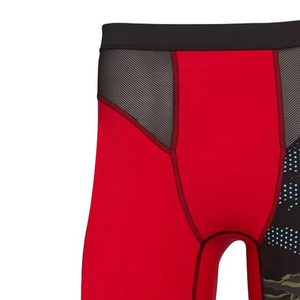 Pantalones cortos de compresión para hombre, material de secado rápido transpirable, pantalones cortos deportivos de gimnasio para hombre con pantalones cortos de compresión interior - Product Image 4