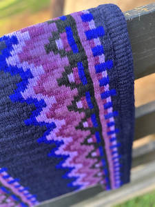 Western Show Horse Saddle Blanket Diseño de Nueva Zelanda Manta de sillín de lana hecha a mano Top Wool Saddle Pad Size - Product Image 4