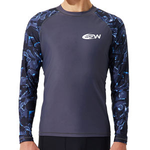 เสื้อรัดกล้ามเนื้อแขนยาวแบบซับลิเมชั่นสำหรับ MMA, BJJ และ Rashguard  ออกแบบโลโก้ของคุณเองได้ - Product Image 1