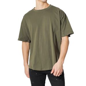 T-shirts personnalisés en coton pour hommes, impression sérigraphique, t-shirts unis à poche, t-shirts brodés à double poche pour hommes 2026 - Product Image 1