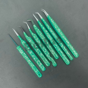 แหนบเคลือบผงเพชรแบบแยกขนตามแบบพรีเมี่ยมโลโก้ตามสั่งฉลากแบบมืออาชีพทำจากสเตนเลส - Product Image 3