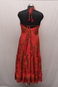 Vestido largo holgado sin mangas con escote en V para mujer, ropa de vacaciones, 2023 - Product Image 4