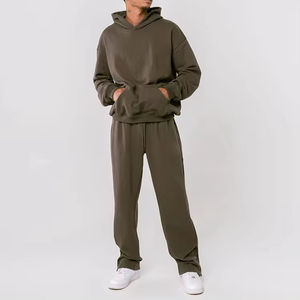 Pantalones Deportivos Casuales de Venta Caliente, Pantalones de Jogging de Color Liso, Pantalones Deportivos de Lona de Alta Elasticidad para Hombre, Conjuntos de Jogging de Lona Técnica para Hombre - Product Image 5