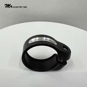 OEM Customized Two Tone (Black Silver) AL6061 CNC-Made 28.6mm/31.8mm/34.9mm/38.1mm/38.6mm <b>Seat</b> <b>Post</b> Clamp for <b>Bicycle</b>-Mr. - Product Image 2