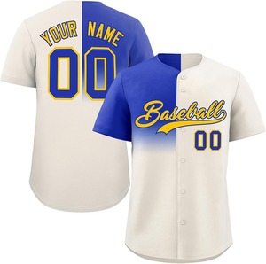 Jersey de béisbol con sublimación allover estampado malla transpirable secado rápido color contraste ajuste para jóvenes/adultos fábrica OEM - Product Image 5