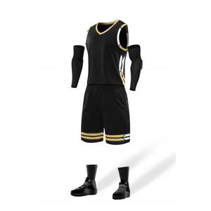 Vente en gros en stock, ensembles de basket-ball personnalisés pour hommes, uniformes, vêtements de sport respirants, maillot de basket-ball pour jeunes - Product Image 2