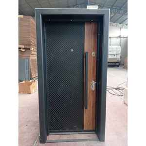 Puerta de Seguridad Antirrobo Moderna de Acero Inoxidable ABSDOOR YERDENIZ, Aislamiento Térmico y Acústico, Estructura Duradera, Hecho en Turquía - Product Image 5