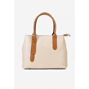 Borsa a Tracolla Strutturata da Donna in Vera Pelle di Doppio Strato, Made in Italy, Art. 25402" - Product Image 3