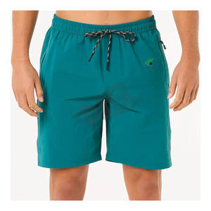 Solid Color Spandex/Polyester <b>Men</b> Casual <b>Shorts</b> Training Comfortable Custom Logo Eco-Friendly Quick Dry <b>Lightweight</b> Knee Length - Product Image 1