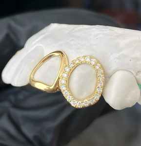 Argent sterling personnalisé Moissanite Diamond Grillz Shine Bright avec Bling glacé pour les batailles de rap, musique, mode streetwear - Product Image 2