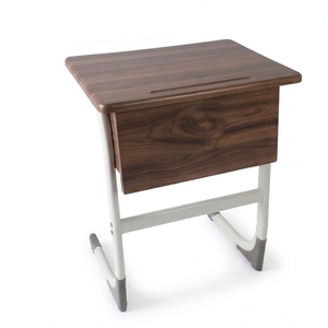Bureau d'école moderne en bois ARSU avec plateau Verzalit, durable, pour un seul élève, usage hôtelier, mobilier de classe tendance, garantie 2 ans - Product Image 3