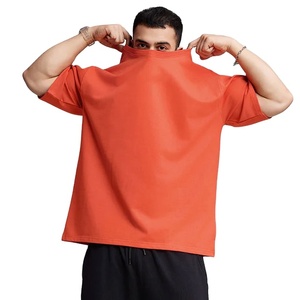 Prix bas, vente en gros, créez votre propre design, 100% coton, respirant, écologique, haute qualité, épaules tombantes, manches courtes, grande taille - Product Image 3