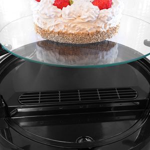 Réfrigérateur vitrine à 4 faces en verre - 360L - 680mm - Double vitrage - Rond - avec 4 étagères en verre - 1 porte à fermeture automatique - Product Image 4