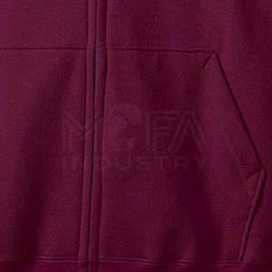 Sudadera con capucha y cremallera para hombre, 100% algodón, lisa, informal, con bordado personalizado, a la venta en Pakistán - Product Image 6