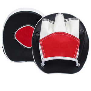 Gants de frappe en cuir PU sur mesure pour Kickboxing Boxe Thaï Muay Thai Formation Focus Punch Gants Gants de boxe sur mesure - Product Image 1