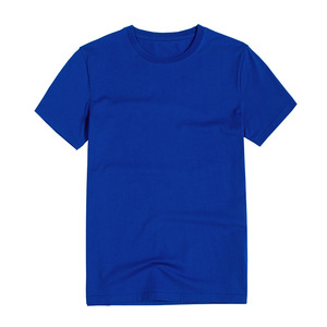T-shirt col rond personnalisé avec logo OEM, manches courtes, vente en gros, décontracté, imprimé sur mesure, été, tricoté, respirant, en coton vierge pour homme - Product Image 1
