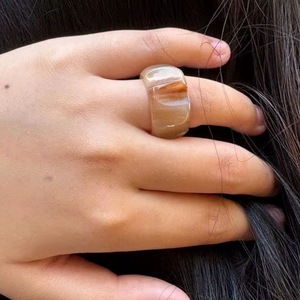 Buffalo Horn Ring Polished Party Ware Jewelry for Wedding Anniversary Hot Sale Color Natural Horn - Product Image 6