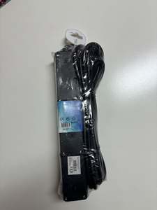 Regleta alargadora de 6 enchufes, 16A/250V 3680W, 1,5/3/5m de longitud, color negro, Don Feliz - Product Image 4