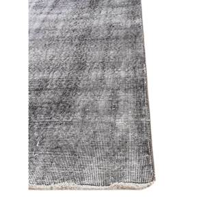 Alfombras de Lana Gris y Negra Vintage Anudadas a Mano Pae-107(Fr) para Sala de Estar, Alfombra de Peluche Hecha a Mano con Patrón Abstracto para Adolescentes - Product Image 4