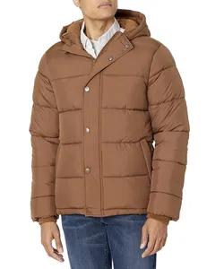 Nouvelle mode blouson aviateur pour hommes Causal aket Zipper Long Sleeve White Filled Coat Warm Winter men's jackets