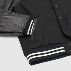 Tout nouveau de haute qualité sur mesure en gros vierge Varsity vestes nouvelle mode hiver Varsity veste personnalisée hommes Letterman veste - Product Image 5