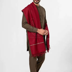 ผ้าคลุมไหล่แคชเมียร์ขนสัตว์ปักลายคุณภาพสูงสั่งทำพิเศษสำหรับผู้ชาย ผ้าพันคอฤดูหนาว อุ่น น้ำหนักเบา แห้งเร็ว สีตามสั่ง - Product Image 6
