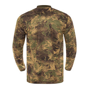 Venta al por mayor verano transpirable ropa de caza 100% poliéster secado rápido manga larga caza Jersey camisas sublimación - Product Image 2