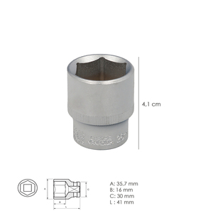 Chiave a Bussola Esagonale da 1/2 Pollice 26 mm - Product Image 2