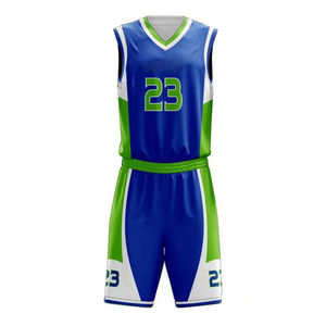 Uniforme de hombre deportivo de baloncesto informal de Color sólido suelto y cómodo de alta calidad - Product Image 1