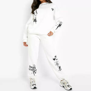 Tenue vintage tendance Vente en ligne Survêtement empilé pour femme Manches longues Look attrayant Street Wear Survêtement pour femme - Product Image 1