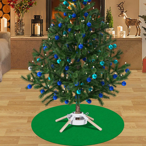 Falda para Árbol de Navidad, Piel Sintética Esponjosa, Suave y Cálida, Ecológica, Decoración Festiva para el Hogar, Cubierta Base para Interiores, Accesorio Festivo de Fábrica - Product Image 6