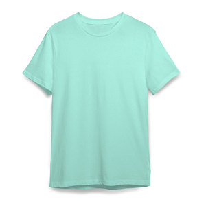 Personnalisé 100% coton biologique T-Shirt à manches courtes col rond conception pour hommes femmes OEM vêtements de sport tissu poids 220 grammes - Product Image 1