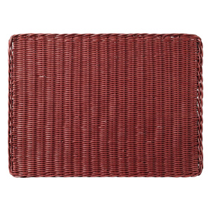 Set de table carré en rotin tressé à la main de style vintage en vert, tapis de table durable en fibre naturelle, accessoires de table, décoration de mariage - Product Image 3