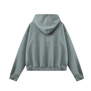 Sweat-shirt à capuche avec impression de logo personnalisée, 100% coton, streetwear lourd, pull uni, lourd, essentiel, ample, pour homme - Product Image 3