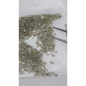 Diamants naturels ronds taille rose champagne clair 1,8-2,2 mm, pureté VVS1, excellente taille cabochon, diamants en vrac - Product Image 3
