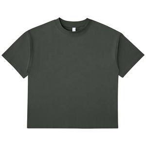 Nuevo estilo 250GSM camiseta Unisex en blanco de alta calidad con logotipo impreso hombres Camiseta 100% algodón orgánico camiseta lisa para hombres - Product Image 1