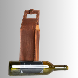 ถุงไวน์และที่ใส่ขวดไวน์หนังแท้หรูหรากล่องของขวัญไวน์คู่แบบสั่งทำ - Product Image 6