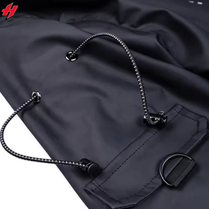 แจ็คเก็ตหนังกันน้ำสำหรับผู้ชาย Killwinner Tech Wear สไตล์สปอร์ตกลางแจ้ง รุ่นบอมเบอร์ เทรนด์ฤดูใบไม้ผลิและฤดูใบไม้ร่วง สีดำ สำหรับคู่รัก - Product Image 6