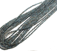 100% perles de diamant bleu naturel pierre non coupée et matériel de perle pour bracelets et colliers en gros quantité en vrac disponible