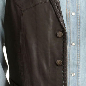 Chaleco de cuero para hombre al por mayor de diseño personalizado de alta calidad, gran oferta, precio razonable, chaleco de cuero cómodo y transpirable para hombre - Product Image 4