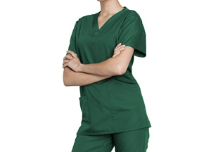 ชุดสครับสำหรับโรงพยาบาลผู้หญิง ดีไซน์ทันสมัย ผลิตจากผ้าทอ 72% โพลีเอสเตอร์ 21% เรยอน 7% สแปนเด็กซ์ สินค้าขายดีที่สุด - Product Image 5