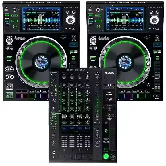 Ban đầu giảm giá denon DJ sc5000m thủ W/X1800 Mixer