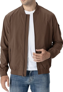 Chaqueta Cortavientos Impermeable para Hombre, Estilo Casual, con Cremallera, para Exteriores, OEM ODM - Product Image 6