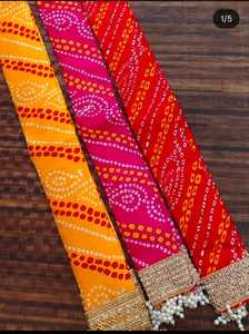 Banda de Bienvenida Personalizada de Algodón para Invitados de Bodas Indias/Pakistaníes/Hindúes - Recuerdos de Baraat Swagat Patka Impresos en 4 Colores de Alta Calidad - Product Image 5