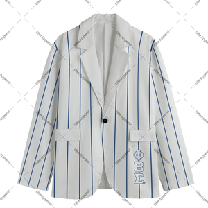 Blazer imprimé intégral personnalisé Phi Beta Sigma pour homme | Veste décontractée en polyester avec col à revers plat et poches latérales - Product Image 1