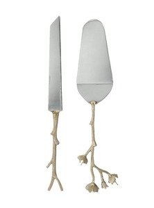 Juego de Servidor de Pastel de Boda, Utensilio de Metal Elegante para Servir Postres, Vajilla para Eventos y Fiestas, Cuchillo de Pastelería, Cortador de Cocina, Servidor de Pasteles - Product Image 5