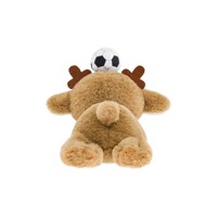 Nouveau bracelet slap personnalisé en peluche renne avec ballon de football, adorable jouet en peluche pour enfants