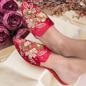 BACK CUT KHUSSA ZAPATOS ROPA INFRENTE CON PUNJABI TRADICIONAL ELEGANTE MUJER ELECCIÓN CUERO DE ALTA CALIDAD KHUSSA MUJER - Product Image 4