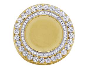 Venta caliente Iced Out Custom Hip Hop Ring 925 Sterling Silver VVS Moissanite Diamond para hombres - Product Image 3